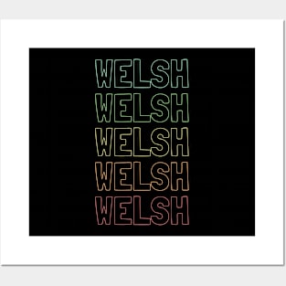 Welsh Name Pattern Posters and Art